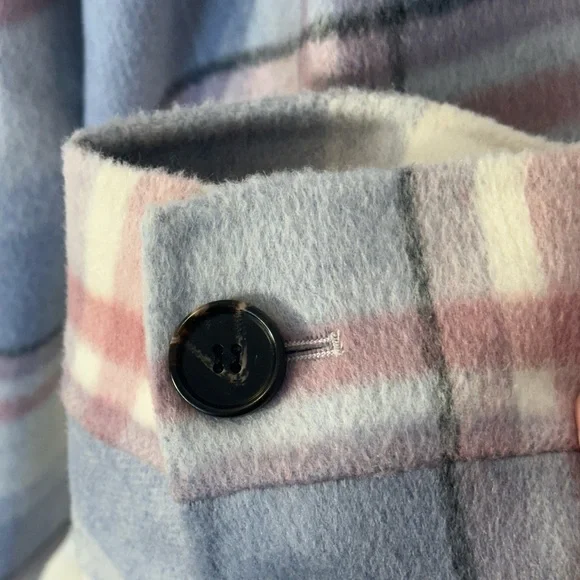 Rails Plaid Utility Jacket in Blue and Pink - Picture 6 of 12